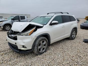  Salvage Toyota Highlander