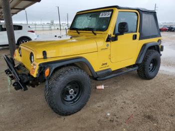  Salvage Jeep Wrangler