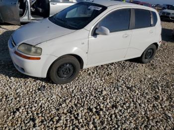  Salvage Chevrolet Aveo