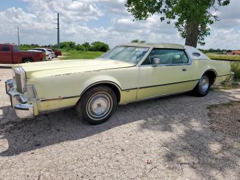  Salvage Lincoln Continental