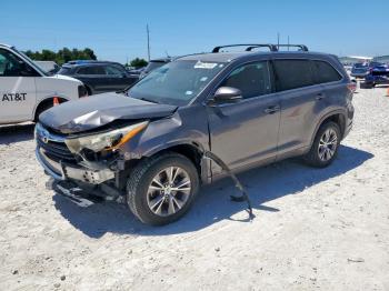  Salvage Toyota Highlander