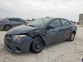  Salvage Toyota Corolla