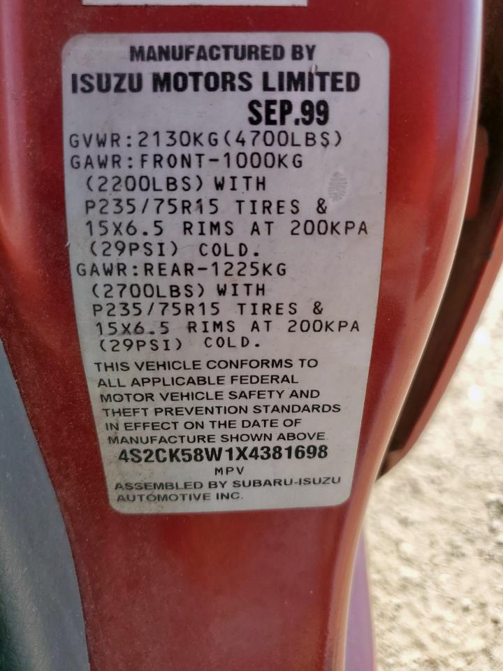 Isuzu Rodeo S Image 5