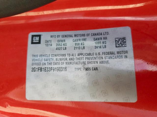 Chevrolet Camaro Ls Image 11