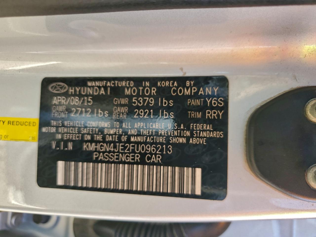 Hyundai Genesis 3.8l Image 9