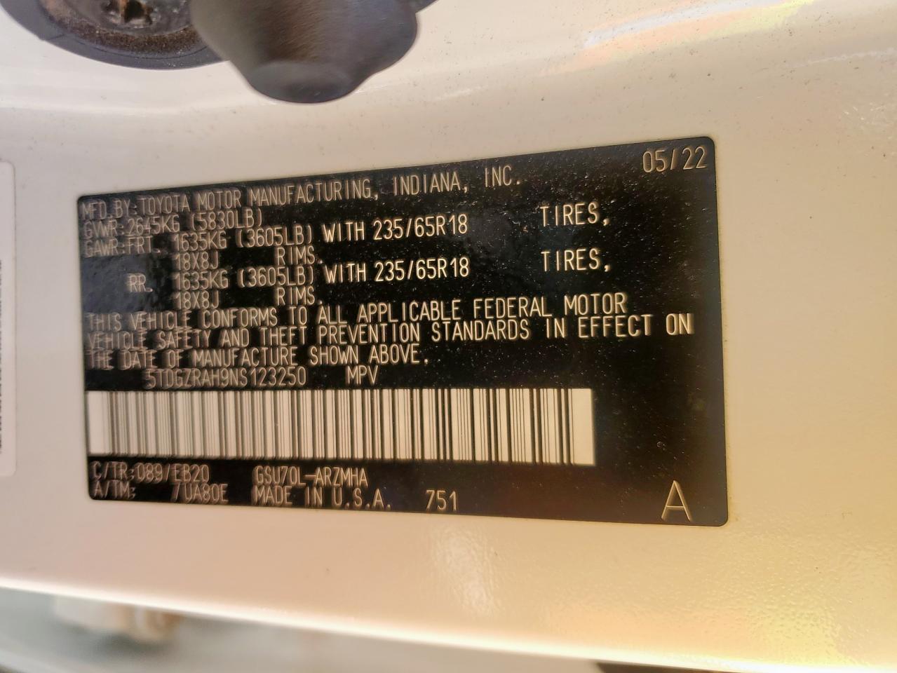 Toyota Highlander Xle Image 13