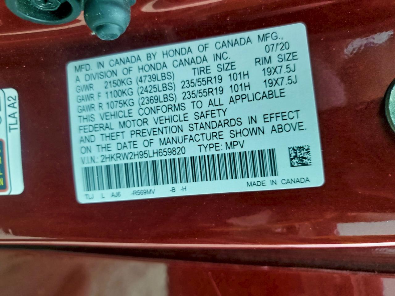 Honda Crv Touring Image 11