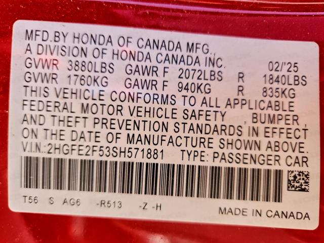 Honda Civic Sport Image 9