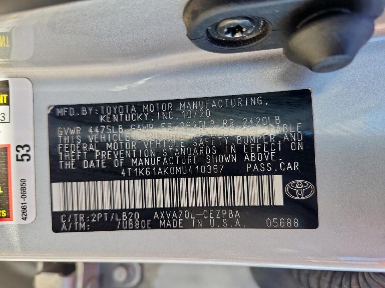 Toyota Camry Xse Image 9