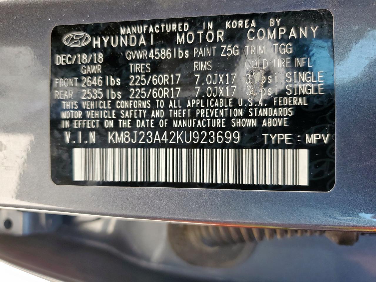 Hyundai TUCSON Se Image 9