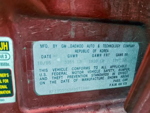 Chevrolet Aveo Base Image 9