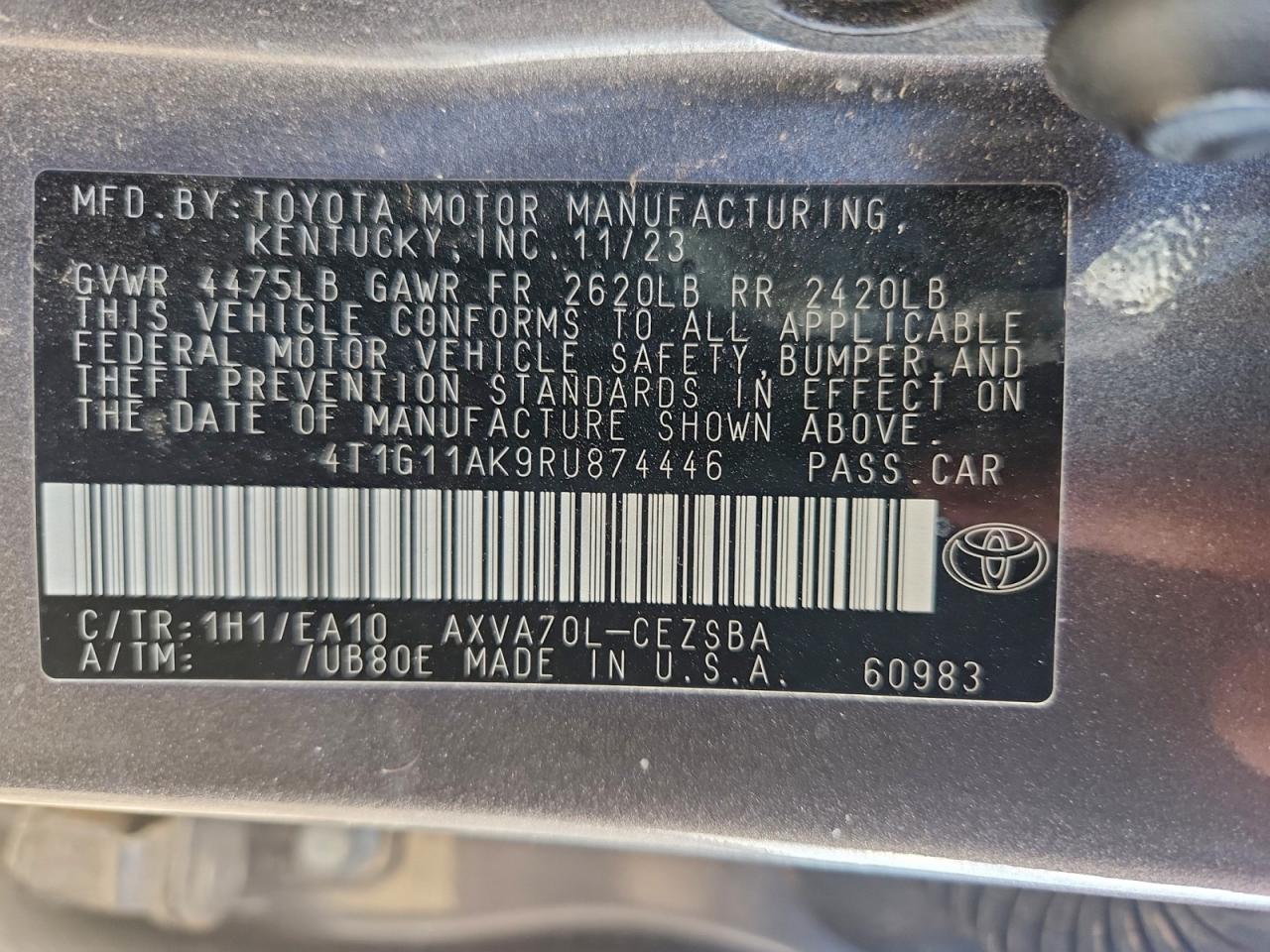 Toyota Camry Se Night Shade Image 2