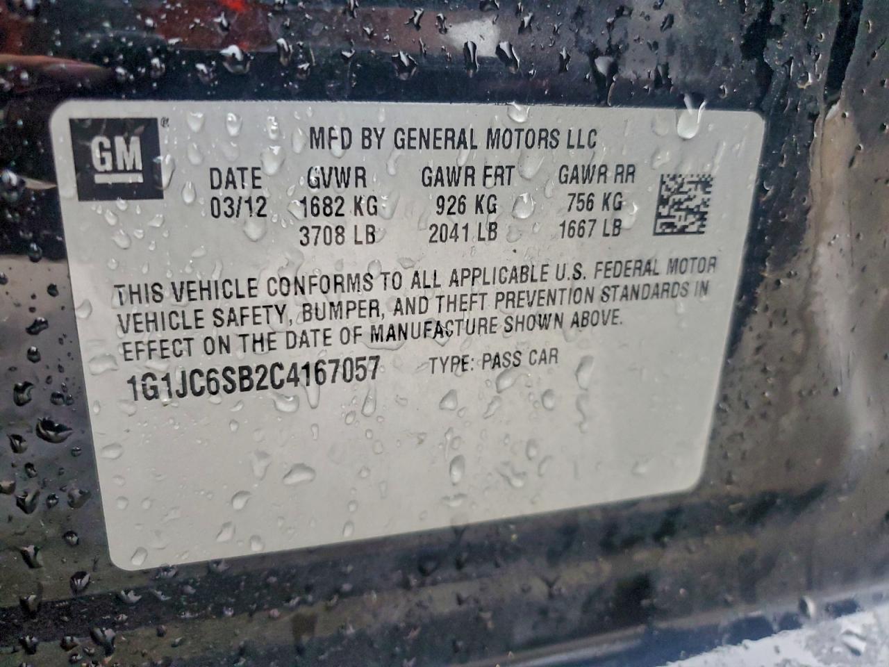 Chevrolet Sonic Lt Image 8