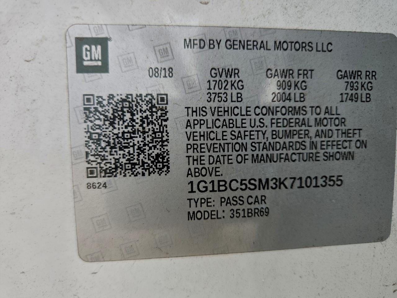 Chevrolet Cruze Ls Image 9