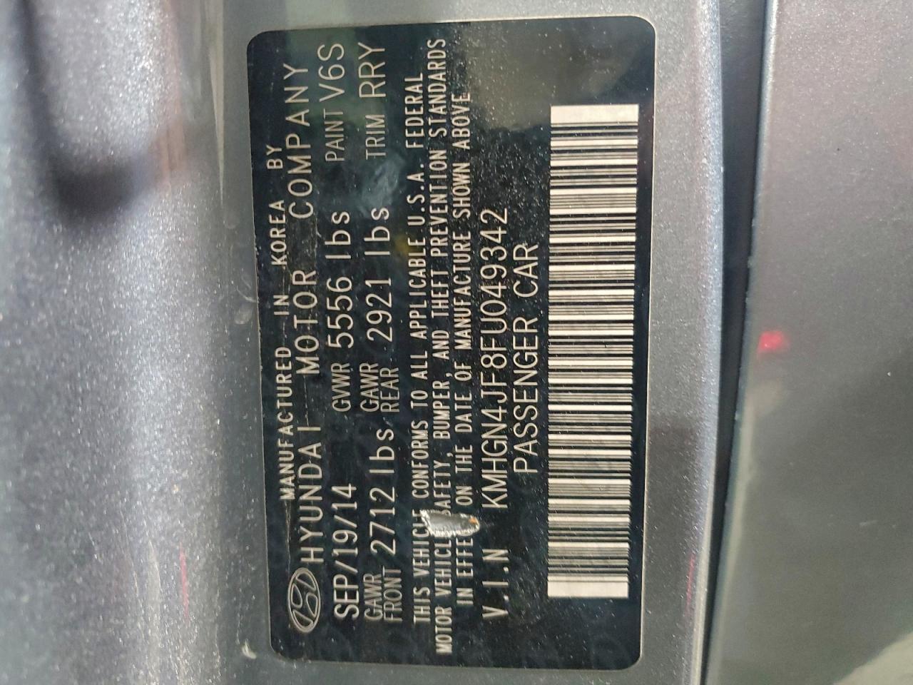 Hyundai Genesis 5.0l Image 2